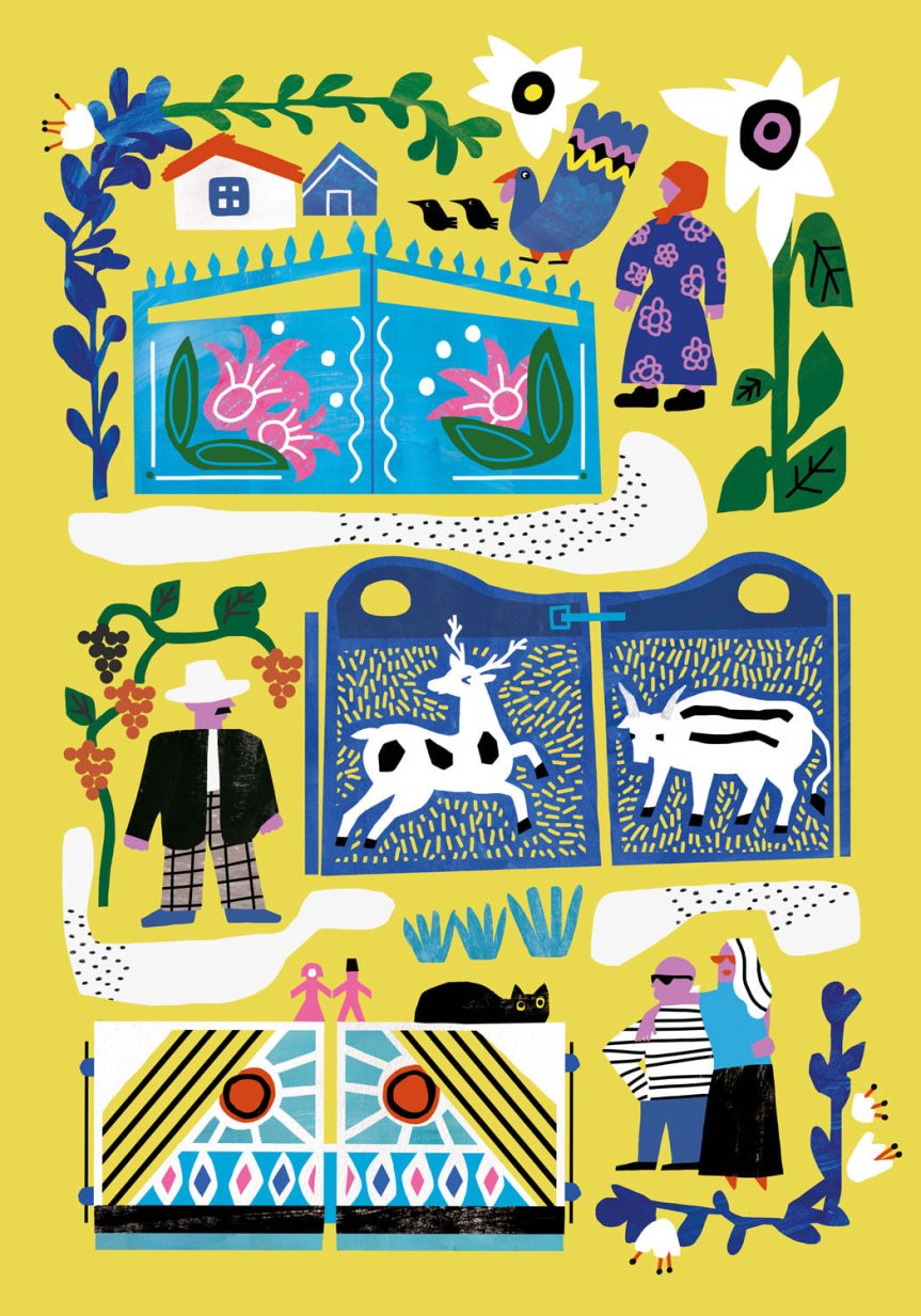 Výstava Yellow and Blue